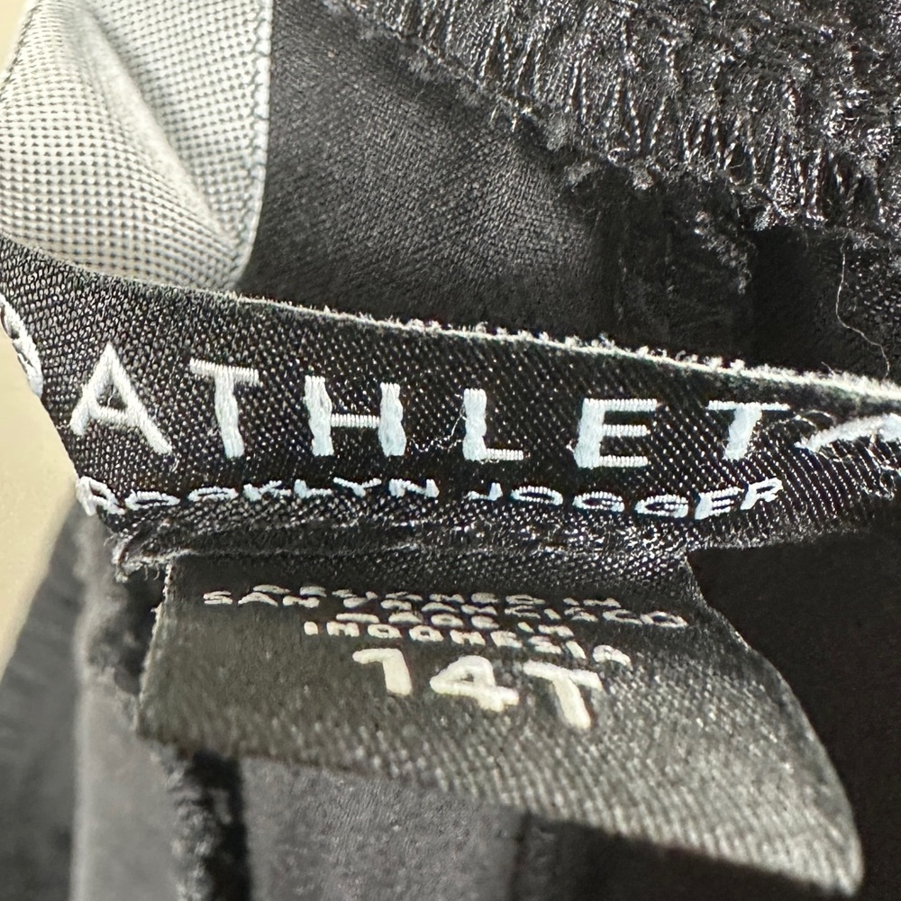 ATHLETA Brooklyn Legacy Mid Rise Jogger Black Size 14T - Picture 6 of 8